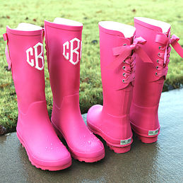 monogrammed muck boots