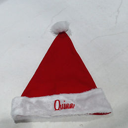 BLOOPER ACCESSORY: Personalized Santa Hat