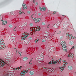 BLOOPER CLOTHING: Monogrammed Blanket Hoodie