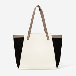 BLOOPER BAG: Blank Colorblock Tote Bag