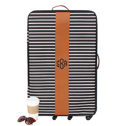 monogrammed carry on suitcase