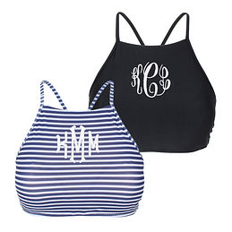 monogrammed baby swimsuit