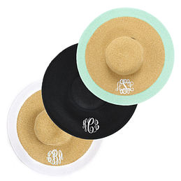 Monogrammed Derby Hat