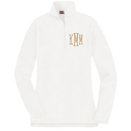 monogram pullover sweatshirt