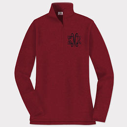 All Over Print Monogram Pullover in Red  Monogram pullover, Monogram  sweatshirt, Monogram shirts