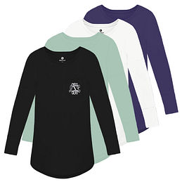 monogrammed sweatshirt tunic