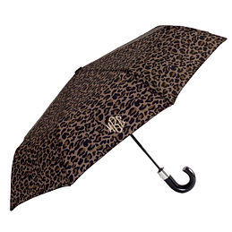 dark leopard monogrammed umbrella