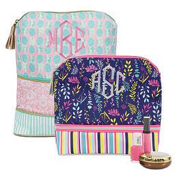 Personalized Makeup Bags - Cute Monogrammed Toiletry & Cosmetic Cases