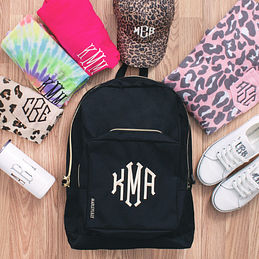 Monogrammed Everyday Backpack - Monogrammed Laptop Bag