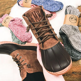 Soft Women's Duck Boot Socks — Marleylilly