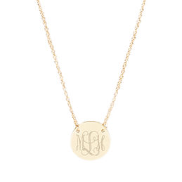 marley lilly monogram necklace