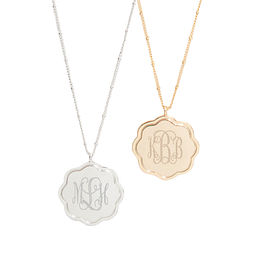 marley lilly monogram necklace