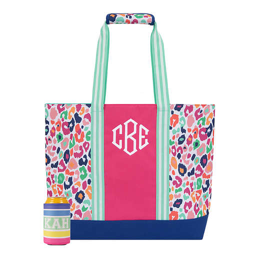 Image of Monogrammed Mega Beach Bag