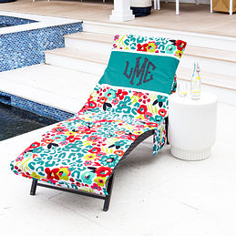 Discount beach lounge chair cover towel with pocket 2025