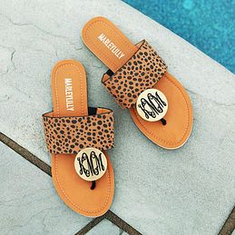 Monogrammed Slippers - Cozy Slippers - Marleylilly