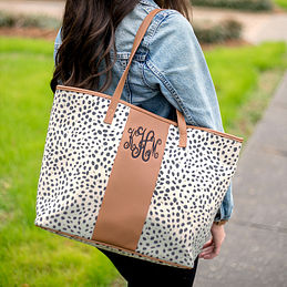 monogrammed handbags and totes