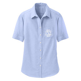 monogrammed oxford shirt