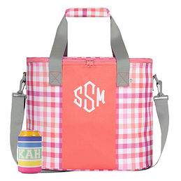 monogrammed cooler tote