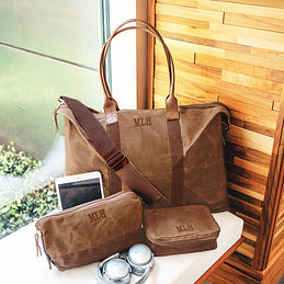 wafu リネンバスケットバッグ Waxed Canvas Golf Drawstring Valuables Pouch in Navy – Bluegrass