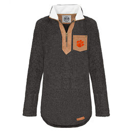 clemson sherpa pullover