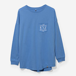Monogrammed Long-Sleeve Shirt — Marleylilly