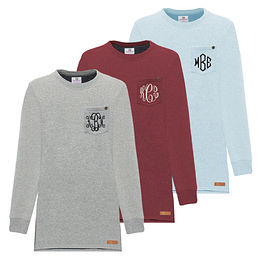 monogram crewneck