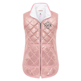 monogram vests