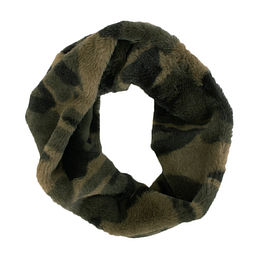 camo fur infinity scarf