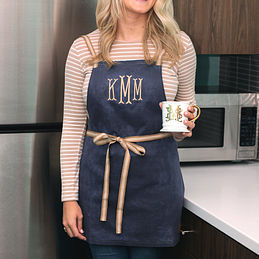 monogram cooking aprons