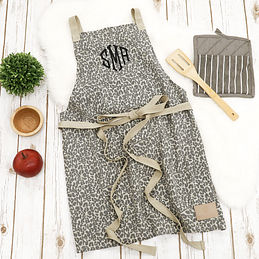 monogram cooking aprons