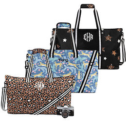 Western Cow Print Duffel/Overnight Bag/Gym Bag - Personalized/Monogrammed