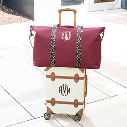 Monogrammed Weekend Bag