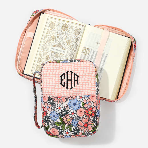 Image of Monogrammed Bible Carrier