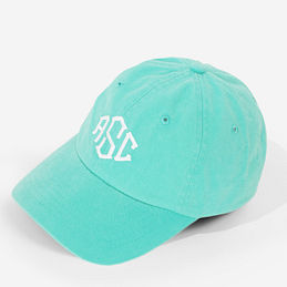 Monogrammed Baseball Hat in Mint