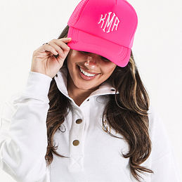 Monogrammed Baseball Cap for Women - Marleylilly