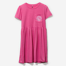 Monogrammed T-Shirt Dress