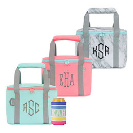monogrammed cooler tote