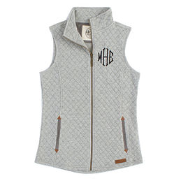 monogram vests