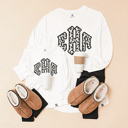 Monogrammed Long-Sleeve T-Shirt - Marleylilly