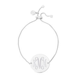 monogram jewelry bracelet