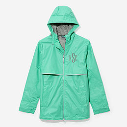 Monogrammed Rain Jacket - Women's New Englander Jacket with Hood