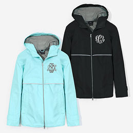 Monogrammed New England Rain Jacket