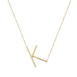 Anthropologie, Jewelry, R Chain Link Monogram Necklace