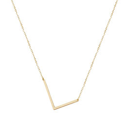 Personalized Sideways Initial Necklace 