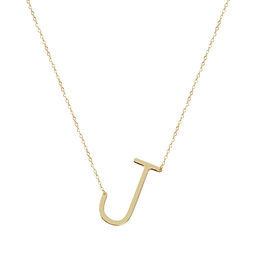 Personalized Sideways Initial Necklace 
