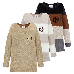 Monogrammed Corded Sweatshirt - Marleylilly