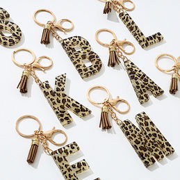 Multicolored Initial Keychain – Marleylilly