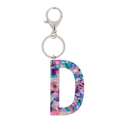 Multicolored Initial Keychain – Marleylilly