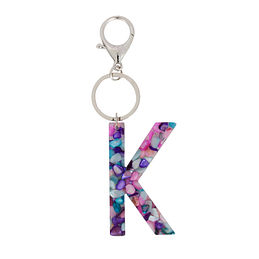initial resin key chain in letter k