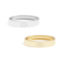 monogram jewelry bracelet